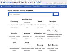 Tablet Screenshot of interviewquestionsanswers.org